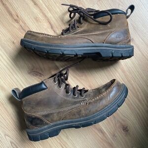SKECHERS Men's Segment Brown Baillo Boots Memory Foam 64265 - SIZE 7 relaxed fit
